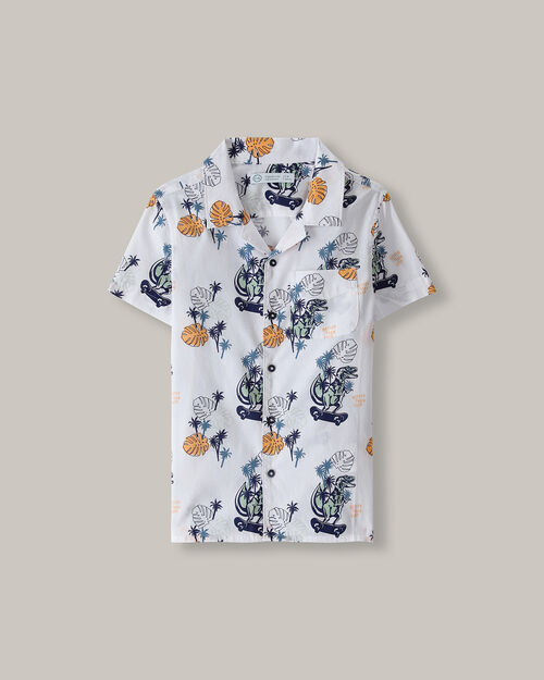Camisa Estampada Manga Corta